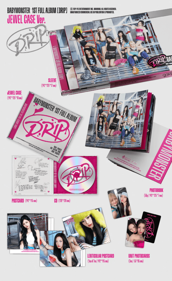 babymonster - [drip] 1st full album jewel case version - Image 2
