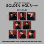 ateez - golden hour : part.2 11th mini album  gift digipack set