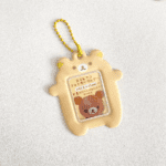 japanese style kawaii cartoon bear photo card holder