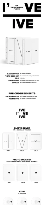 ive - [i've ive] 1st album 3 version set - Image 2