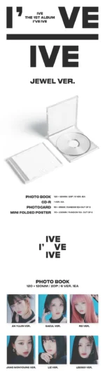 ive - [i've ive] 1st album jewel case 6 version set - Image 2