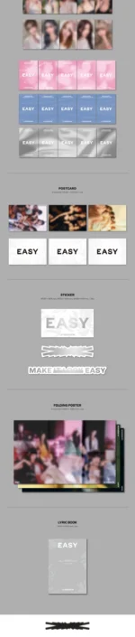 le sserafim - [easy] 3rd mini album 3 version set - Image 3